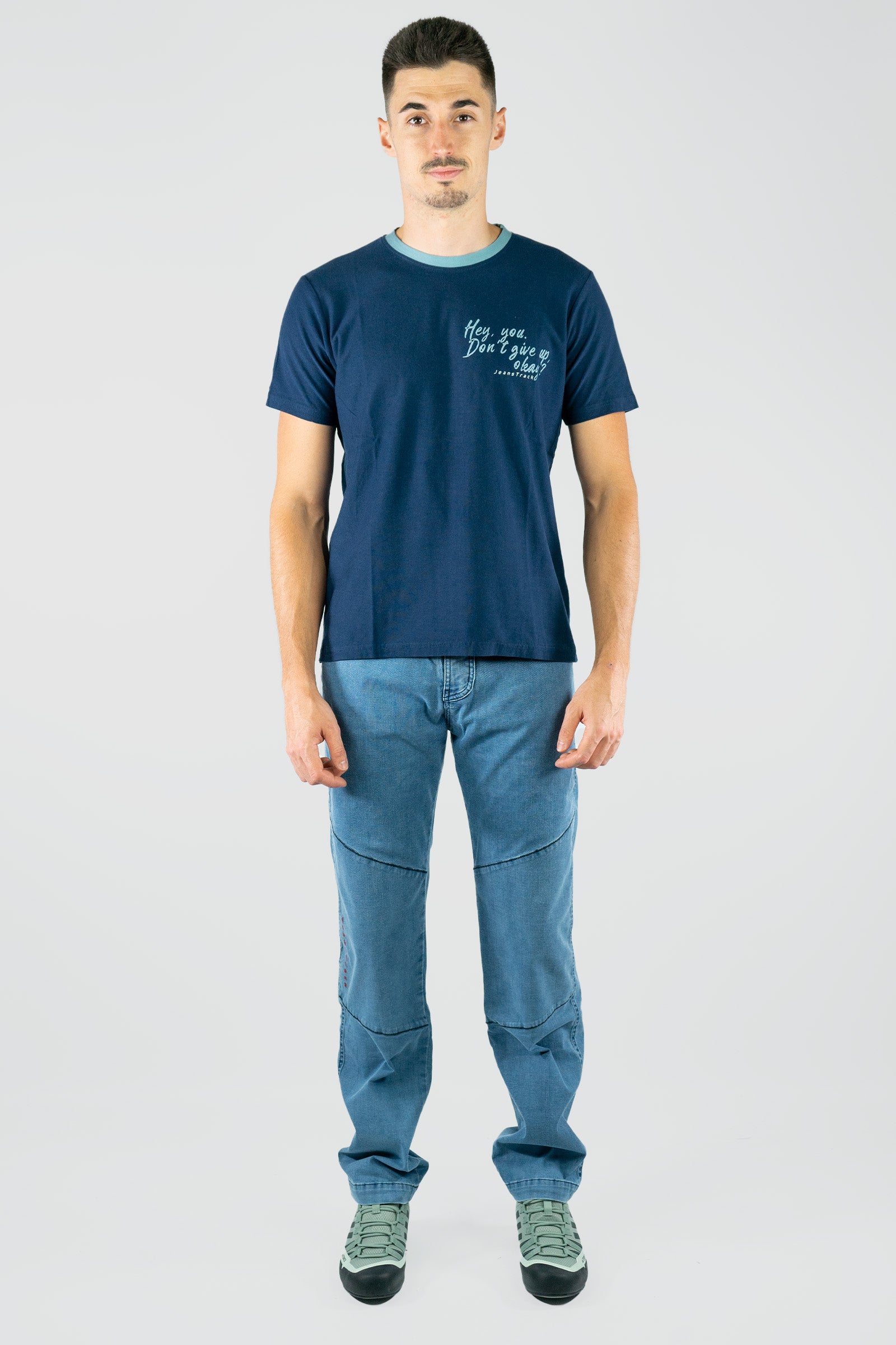 Kletter und Trekkinghose Turia ECO Jeans Herren Repreve Sky