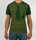 Camiseta Algodón Orgánico Climb&Beer Green