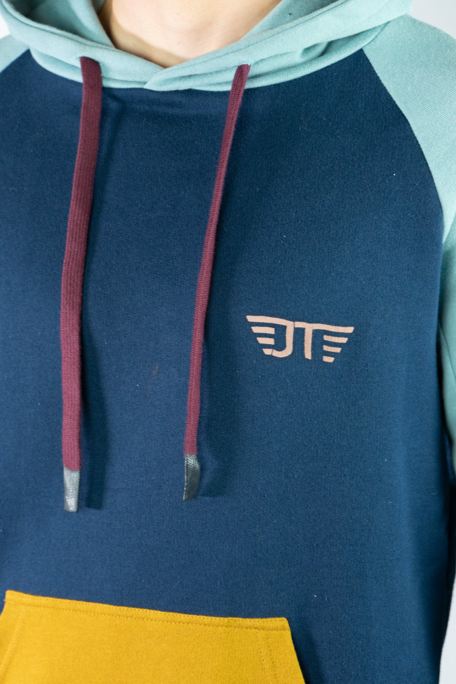 Felpa in cotone biologico Hill Navy