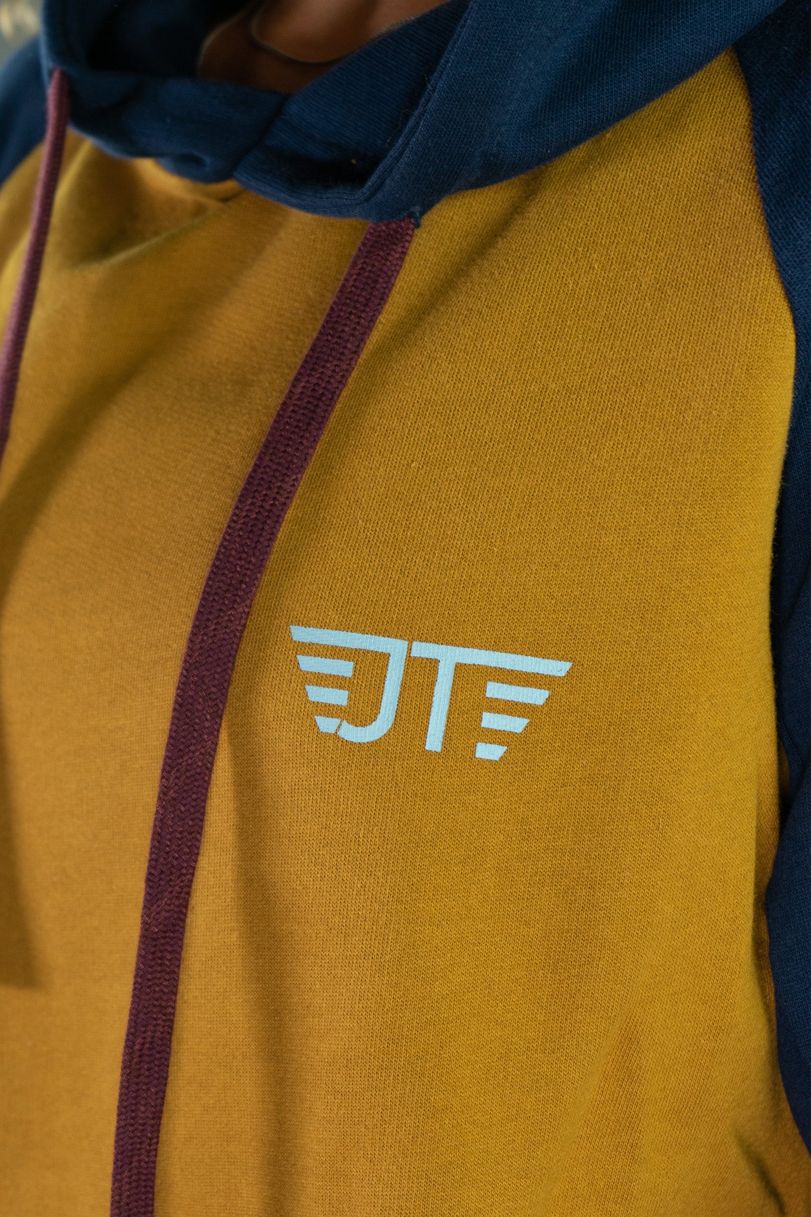 Hill Mustard organic cotton outdoor hoodie