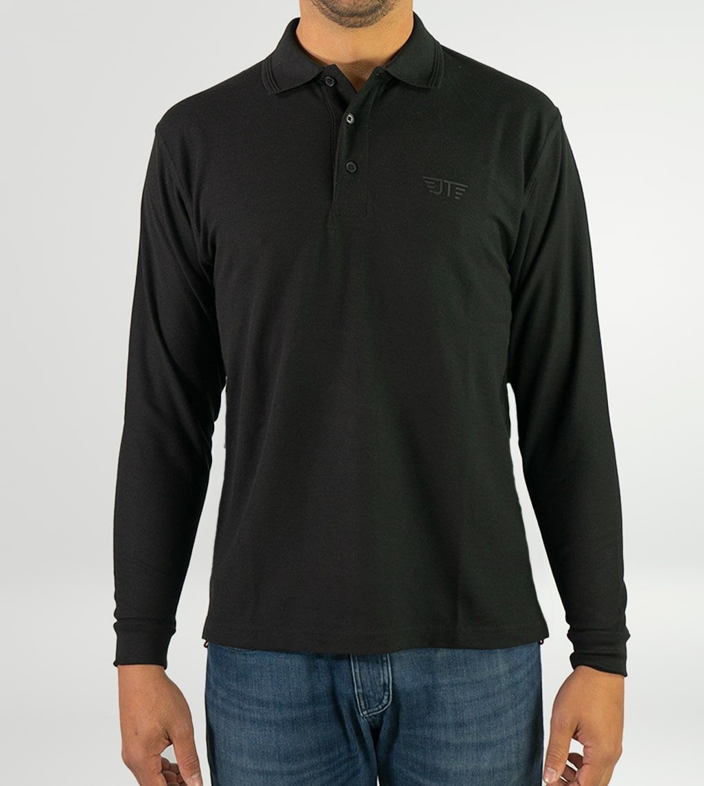 Polo Ciclismo Urbano Amberes Black Hombre