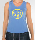 Camiseta Escalada Piolet Azul Mujer