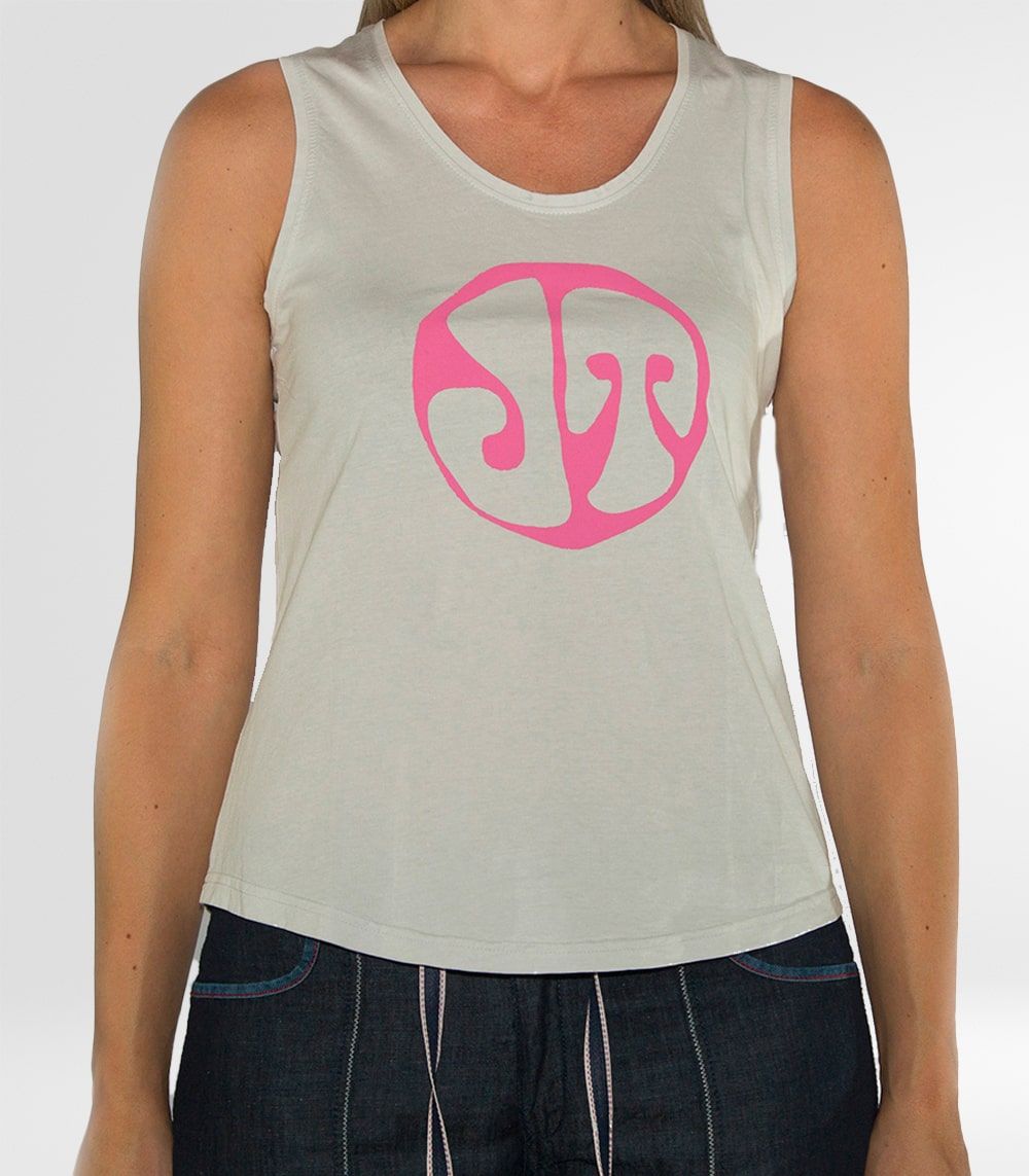 Camiseta Escalada Piolet Gris Mujer