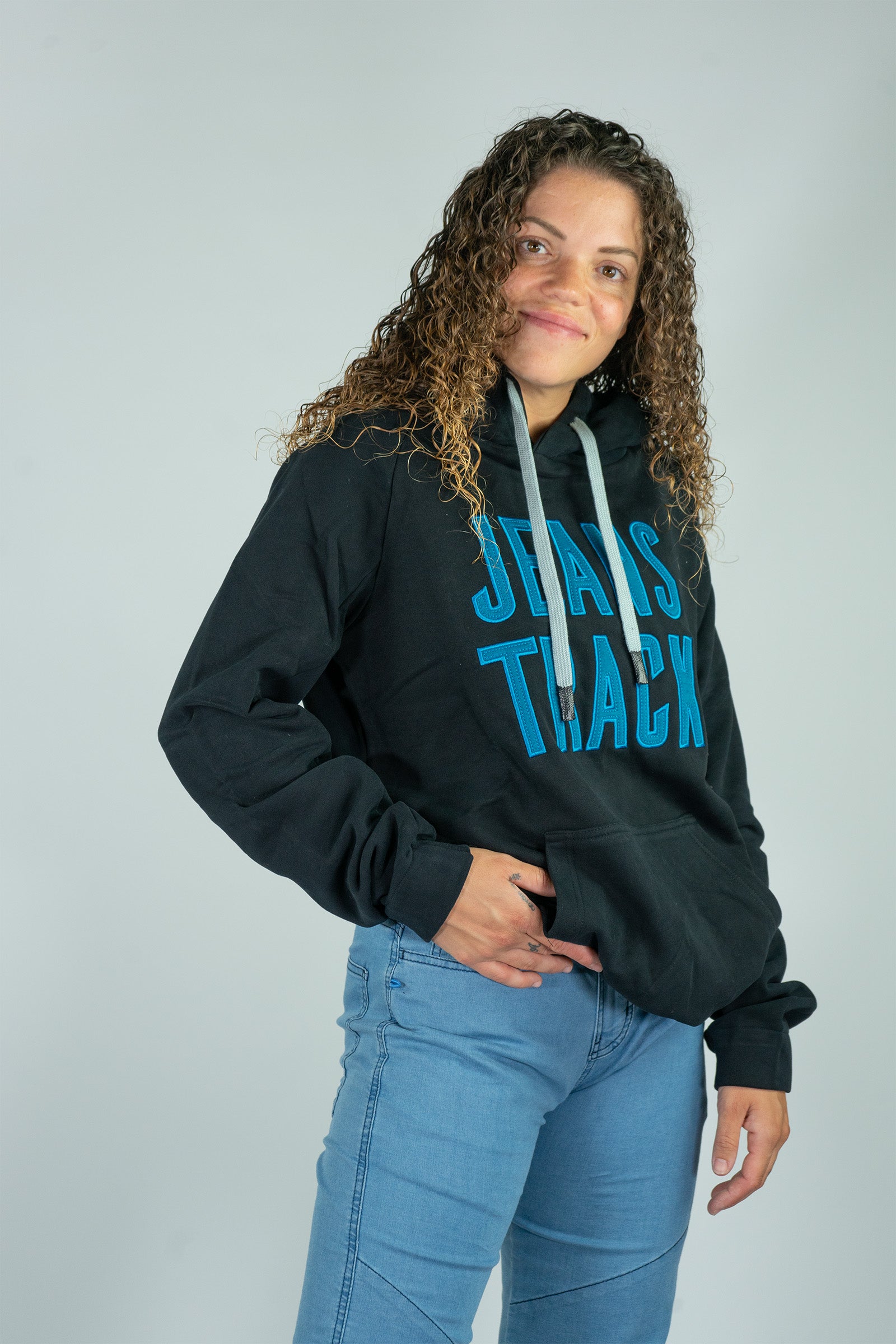 Sudadera Algodón Orgánico River Blue Mujer