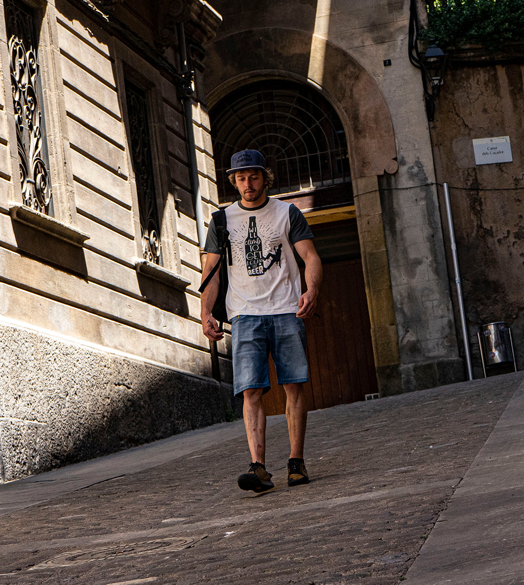Camiseta Algodón Orgánico Climb&Beer White