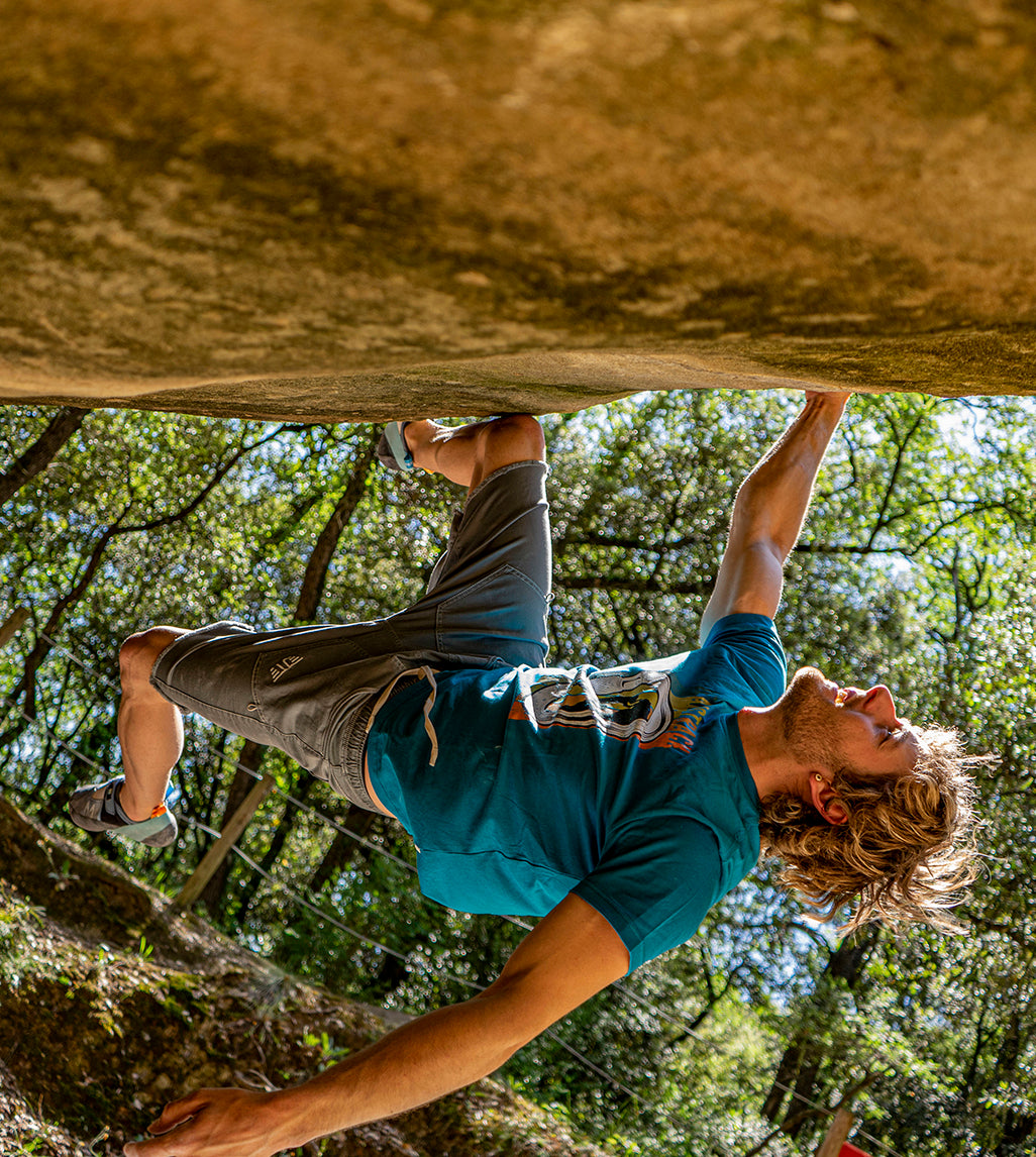 Maglietta in cotone biologico Crux Blue