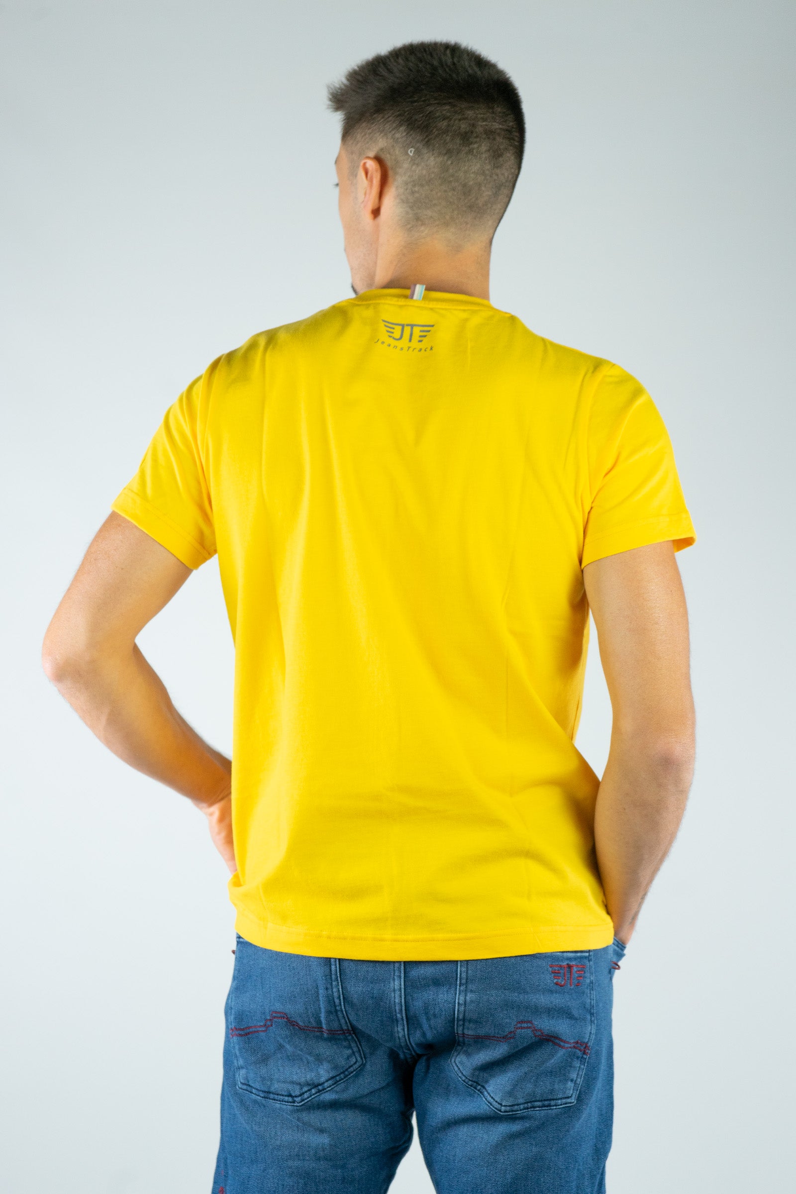 T-Shirt aus Bio-Baumwolle Presa Mustard