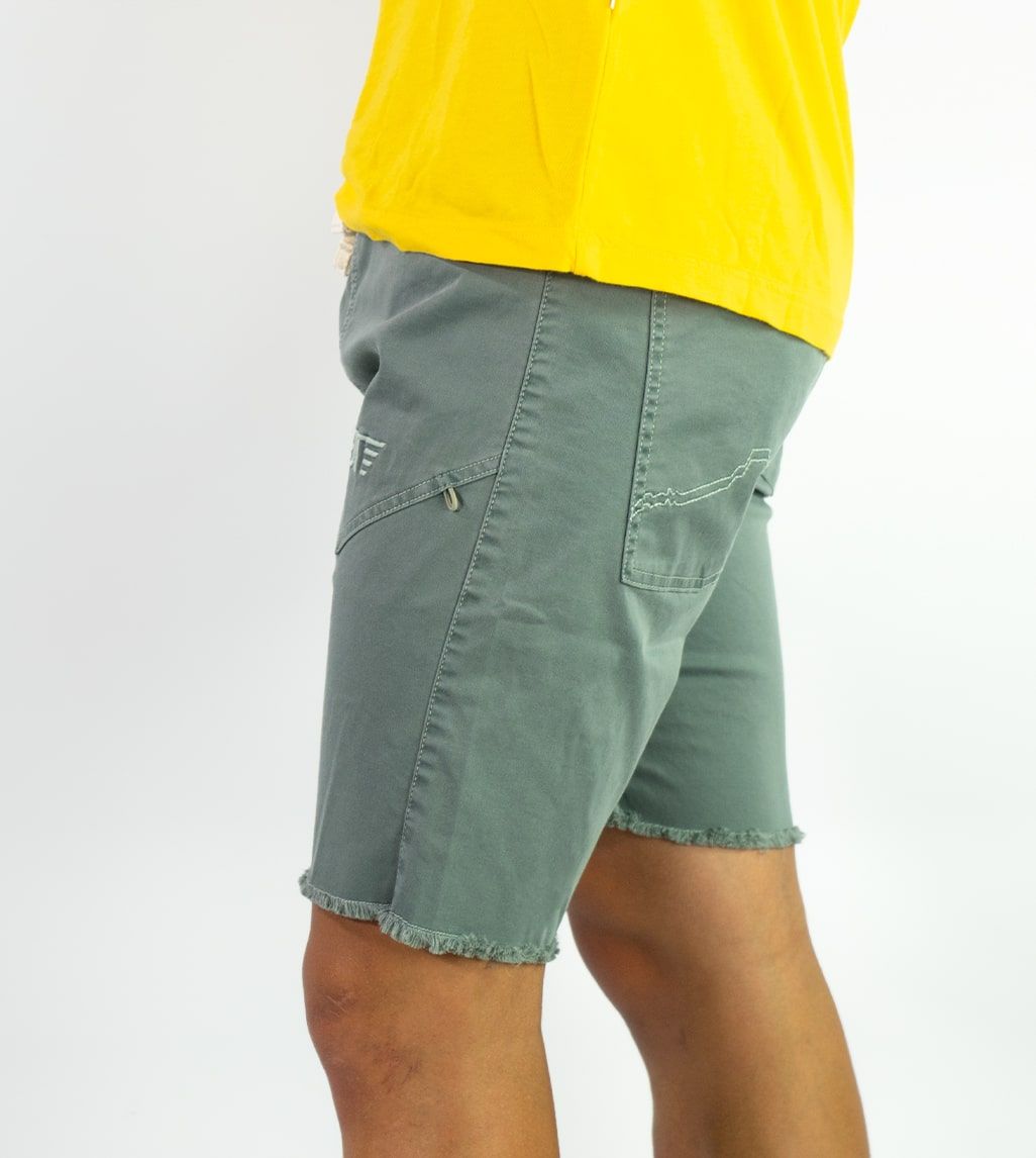 Pantalón Escalada - Trekking Montes Short Grey Hombre