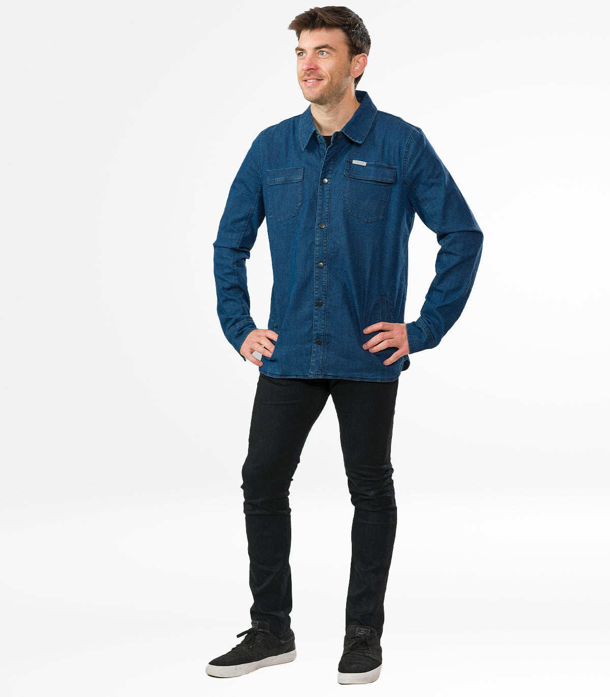 Pantaloni da ciclismo urbani unisex neri Berlin Jeans