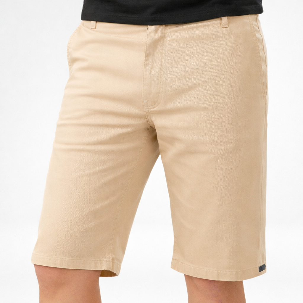 Rotterdam Short Beige Men's Urban Cycling Trousers