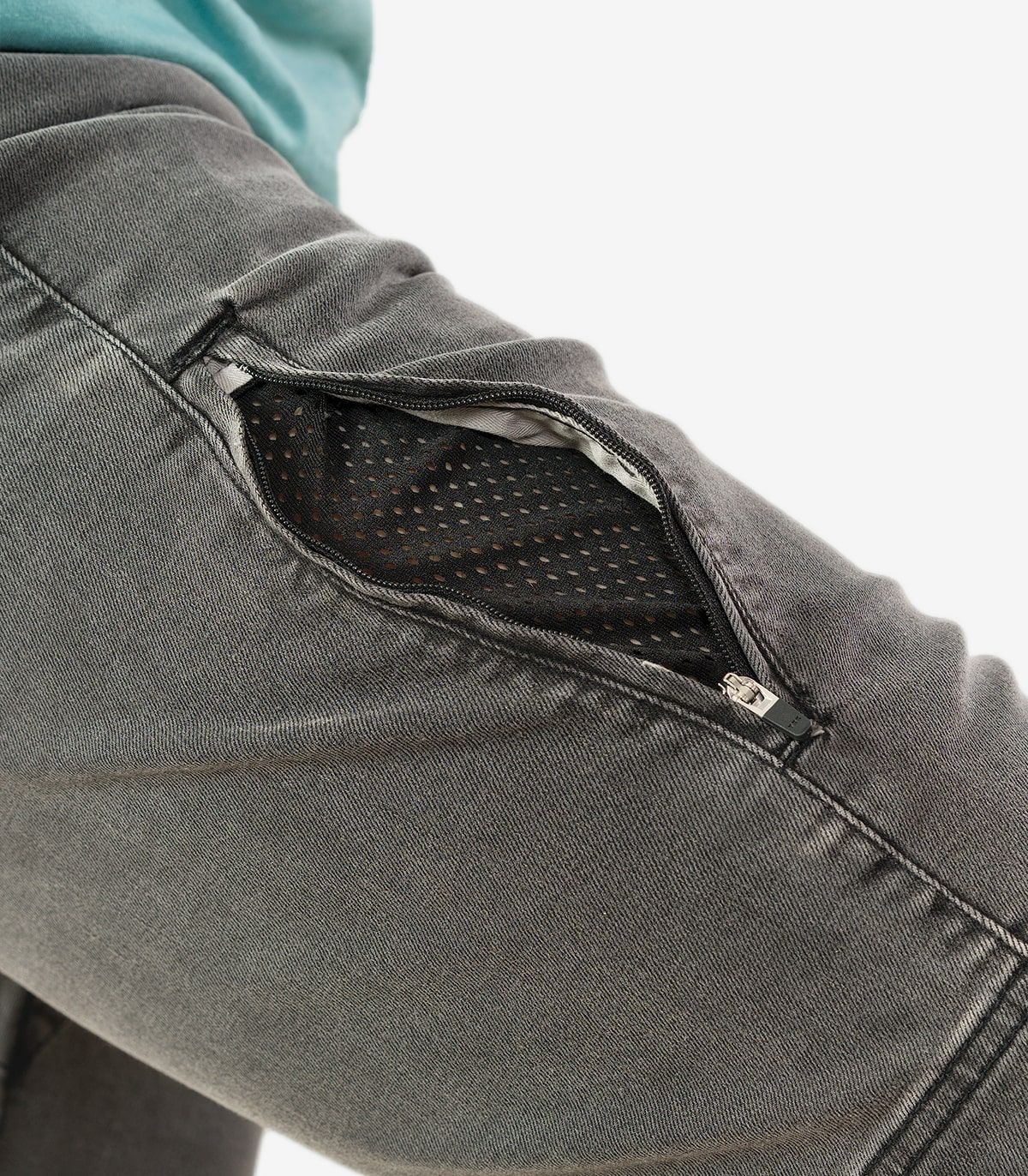 Gante Jeans Grey Men's Urban Cycling Trousers