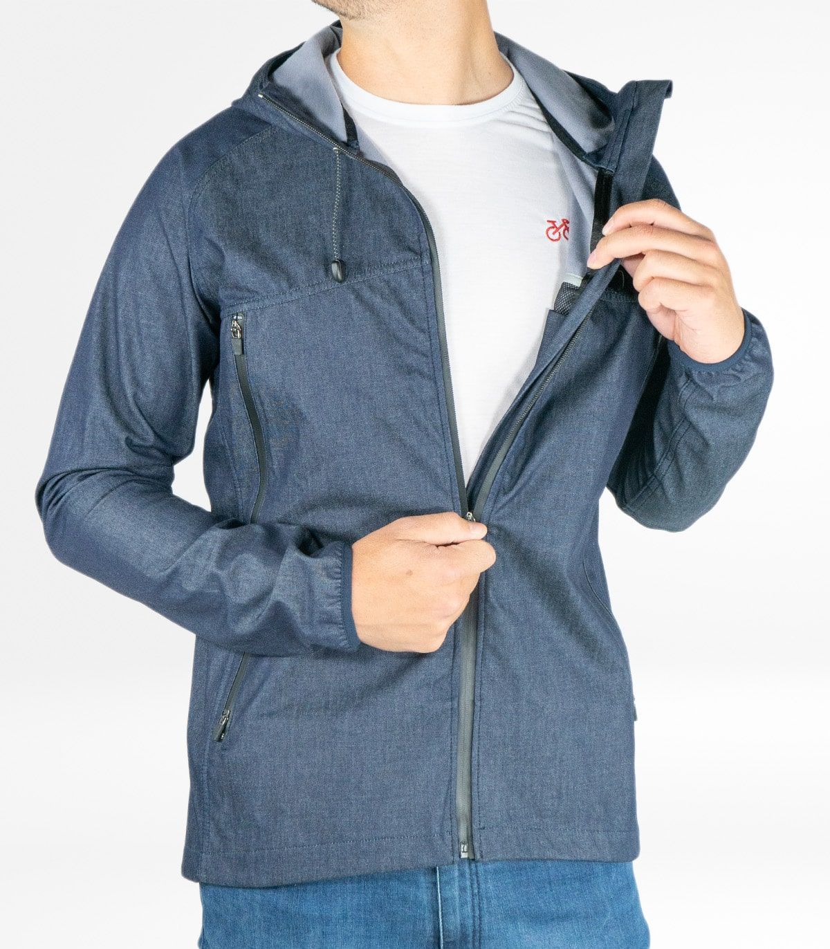 Chaqueta Ciclismo Urbano Glasgow Jeans Stone