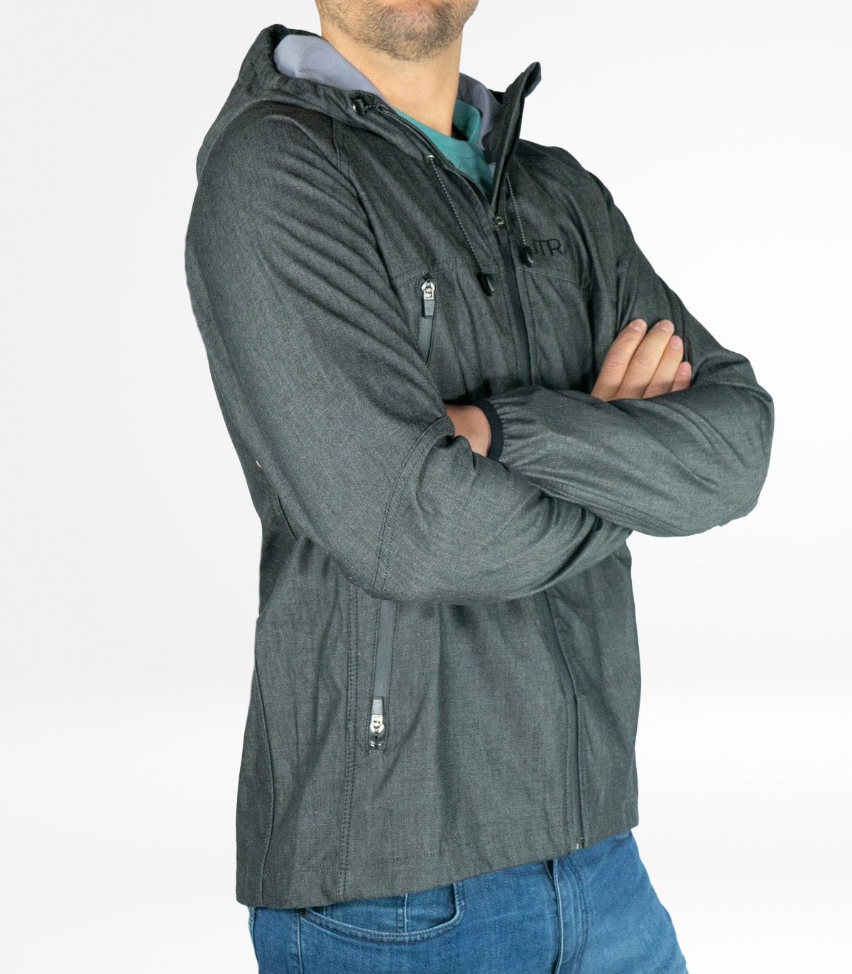 Chaqueta Ciclismo Urbano Glasgow Jeans Grey