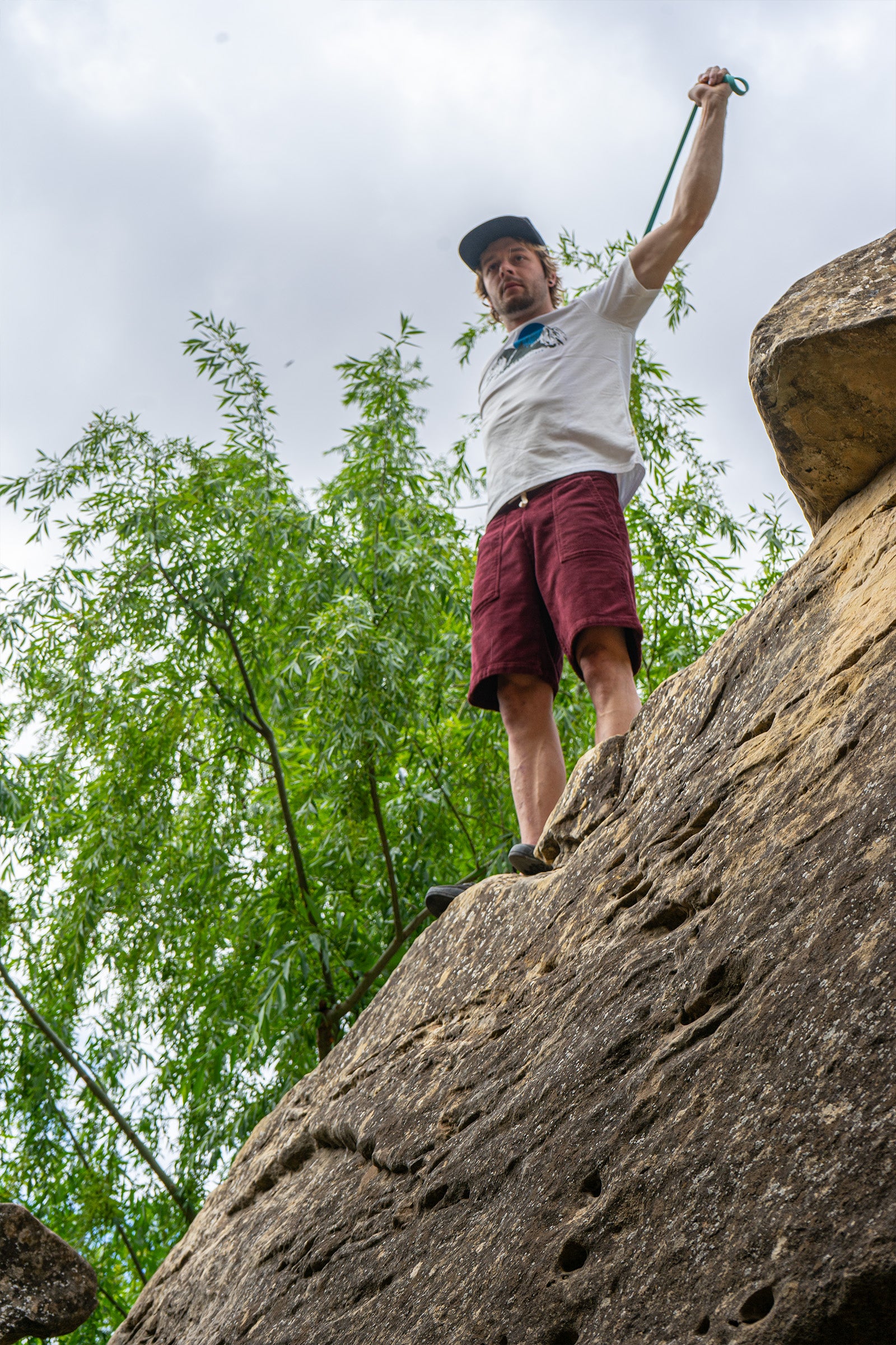 Pantalon d'escalade - trekking Crag Short Wine Homme