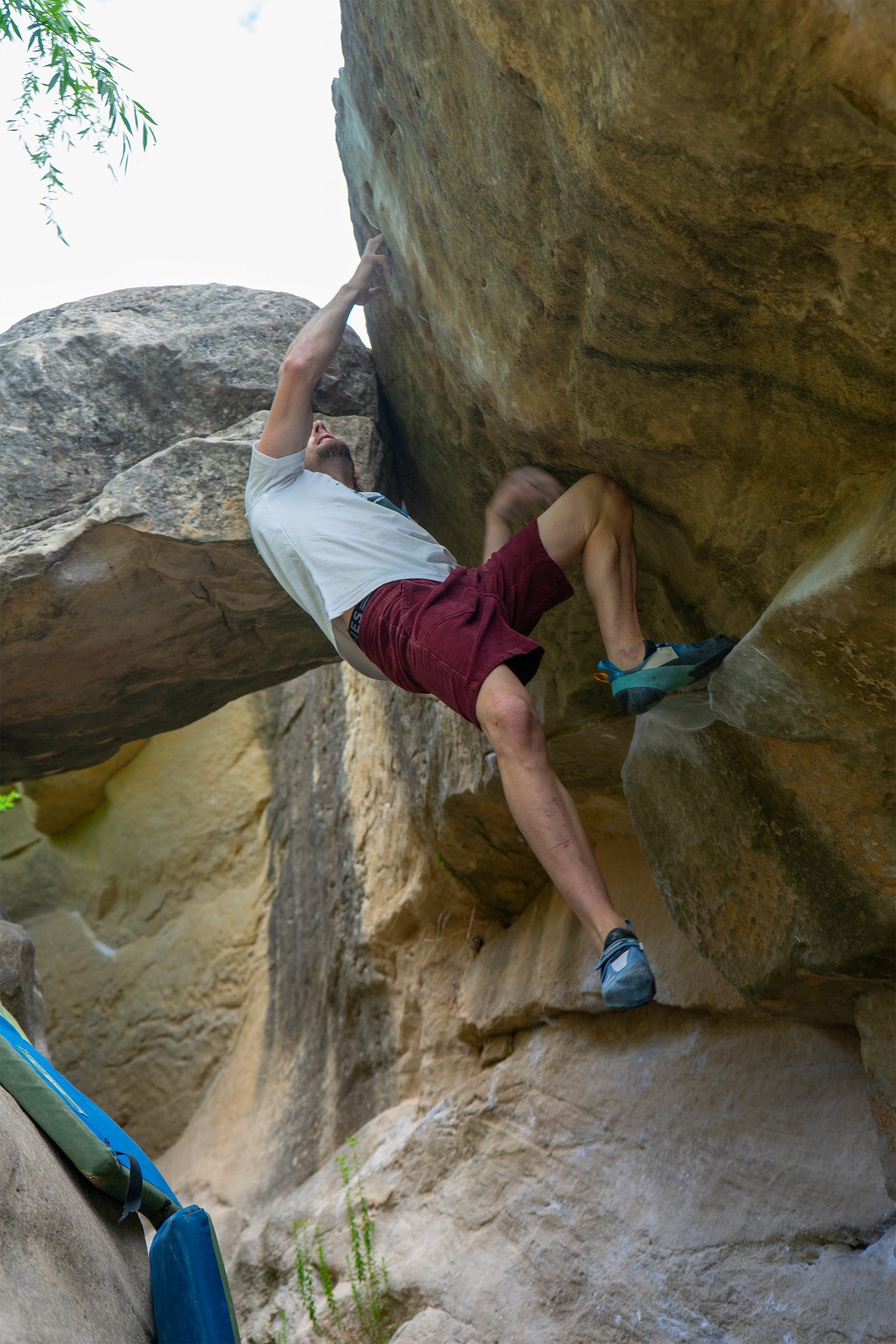 Pantalon d'escalade - trekking Crag Short Wine Homme