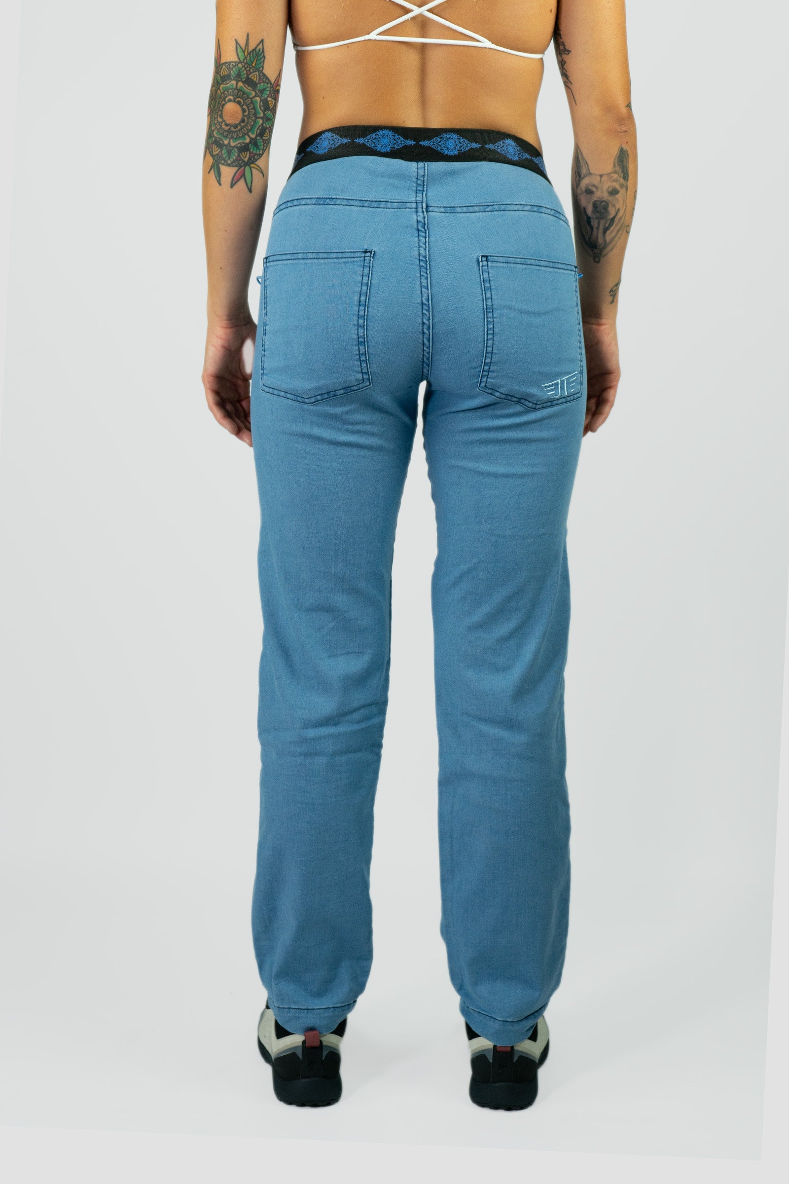 Pantaloni da arrampicata da donna Tarya Jeans Bleach