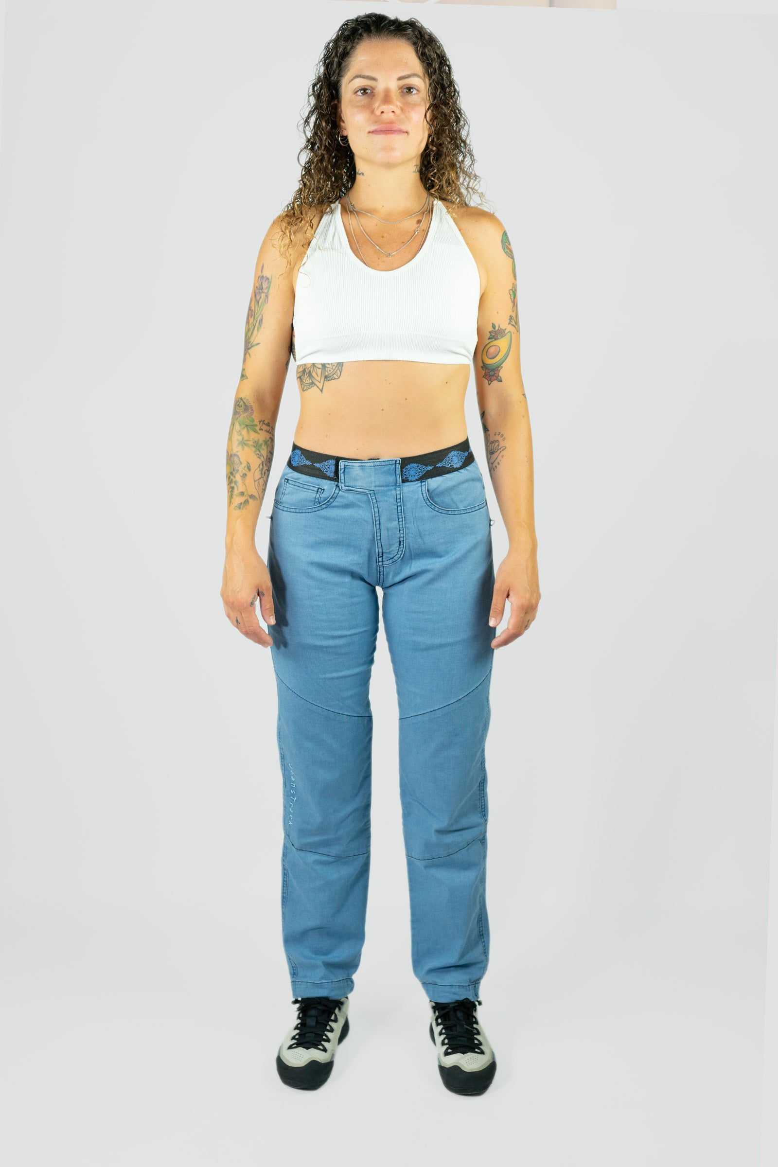 Pantaloni da arrampicata da donna Tarya Jeans Bleach