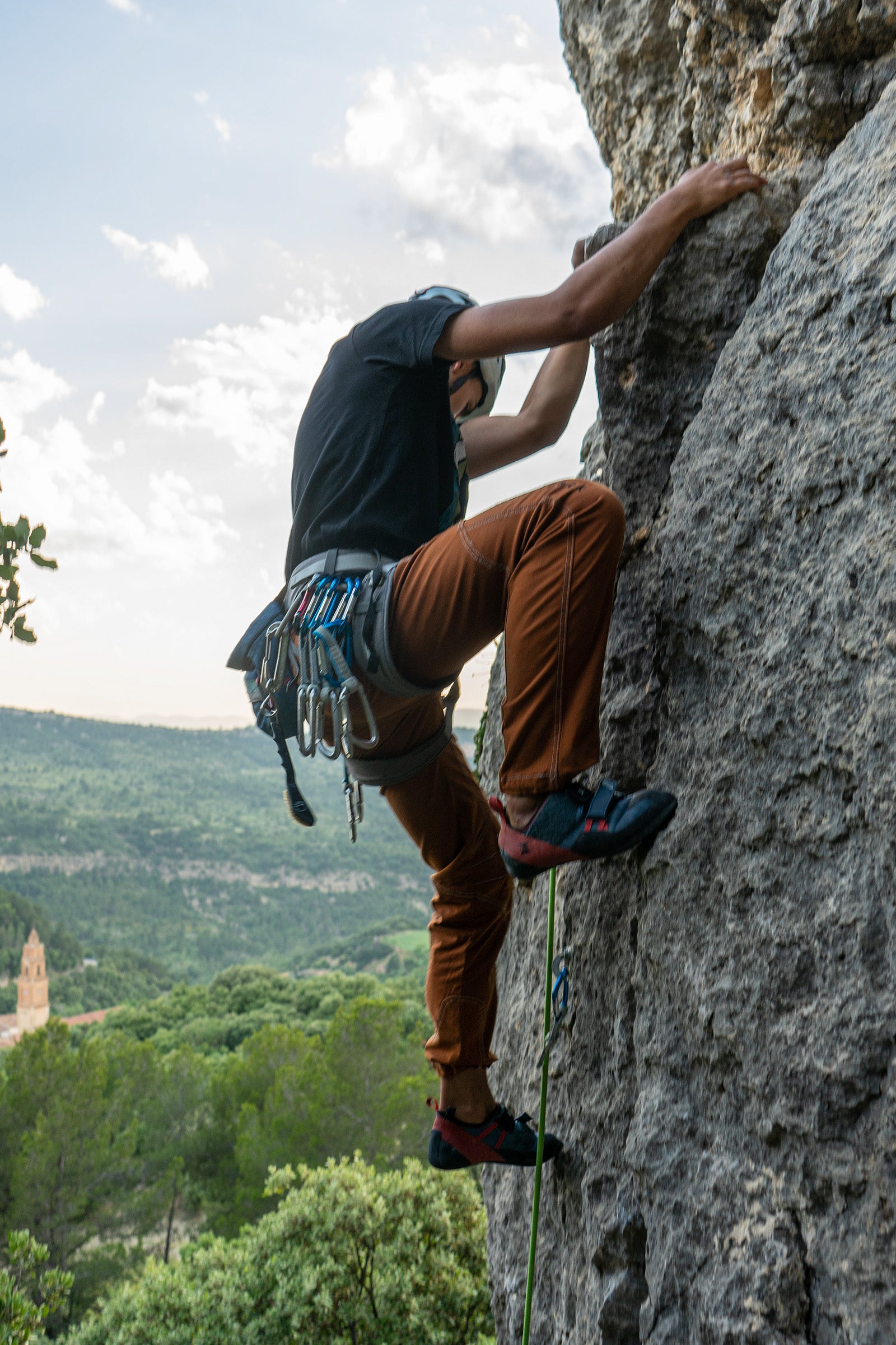 Kletter- und Trekkinghose Garbi Herren Clay