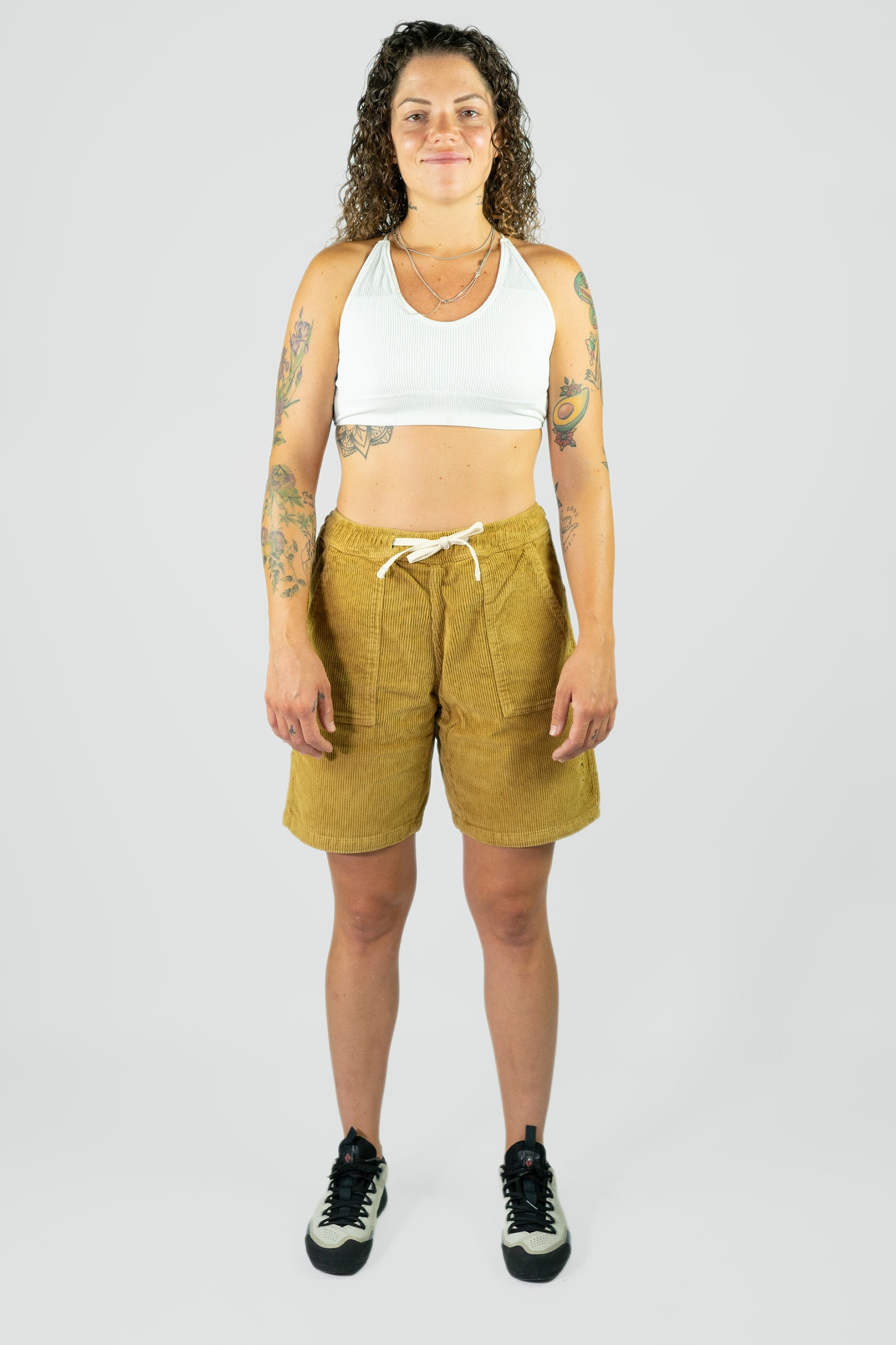 Crag Short Mustard women's Climbing and Trekking Shorts