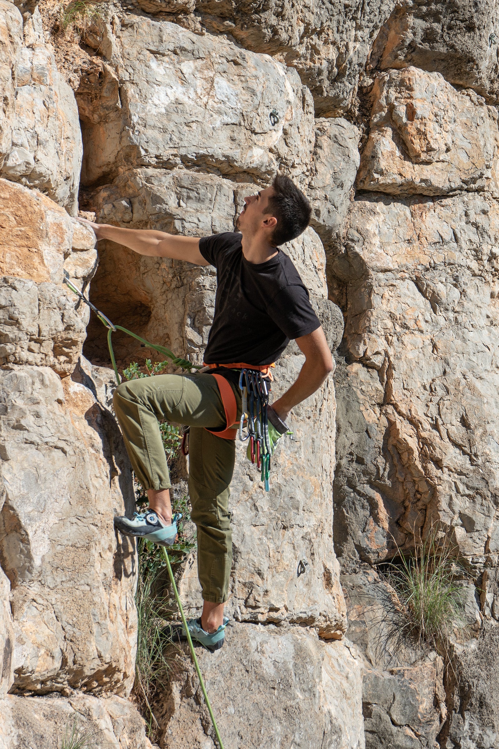 Pantalón Escalada - Trekking Garbi Khaki Hombre