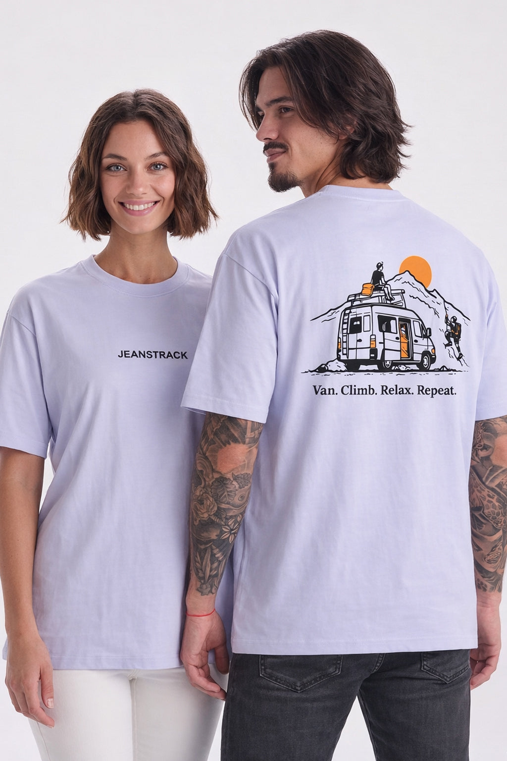 Kletter-T-Shirt Nomad Blue Unisex